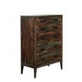 thumbnail image 2 of Hawthorne Collections Fall River Solid Sheesham Wood Chest - Brown, 2 of 12