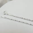 thumbnail image 5 of Sterling Silver SERPENTINE Rope Chain Necklace 925 Italy 16"-30" Singapore 1.5mm, 5 of 7