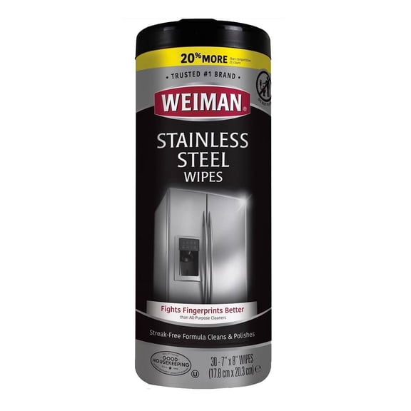Toallas Weiman Stainless Steel Wipes 30 piezas