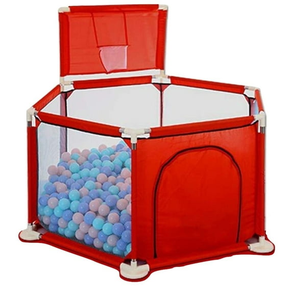 Corral Corralito Hexagonal para bebé Rojo Segos Corral hexagonal