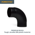 thumbnail image 2 of Conector para manguera de polvo POWERTEC 70105, 4 codos, 90 grados, negro, 2 of 6