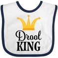 thumbnail image 3 of Inktastic Drool King Baby Boy Funny Boys Baby Bib, 3 of 4