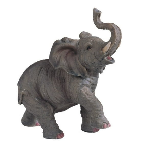 Steal Street Polynesian 6.5” Trunk Up Elephant Polyresin Figurine & Knick-Knack