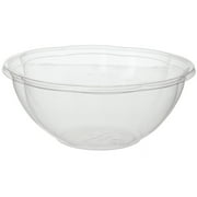 Eco-Products Clear Disposable PLA Plastic Salad Bowl, Eco-Friendly Compostable Take Out Salad Bowl, 24 oz, Case of 300
