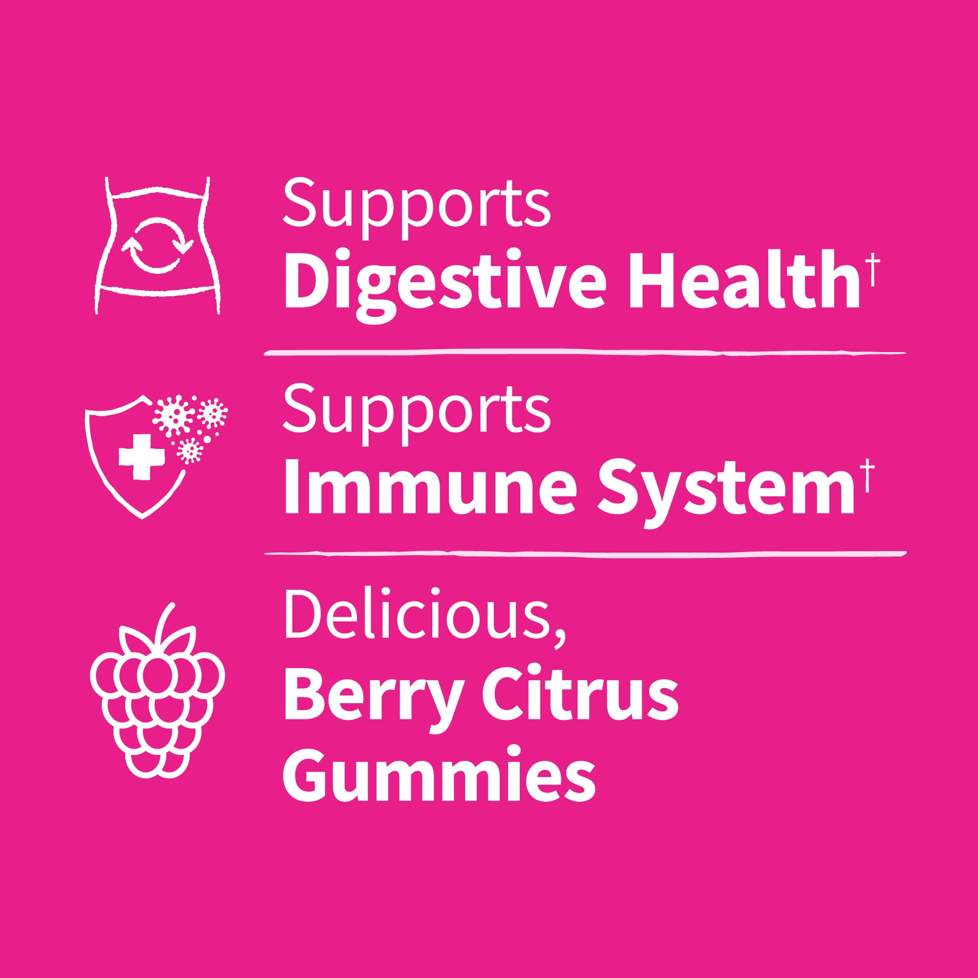Garden of Life Dr. Formulated Women's Probiotic Gummies, 2 Billion CFU Per Serving with Vitamin D3, Berry Flavored Gummies, 50ct