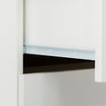 thumbnail image 5 of UBesGoo 5-Drawer Dresser Pure White with Metal Handles Bedside Night Stand Bedroom, White, 5 of 6