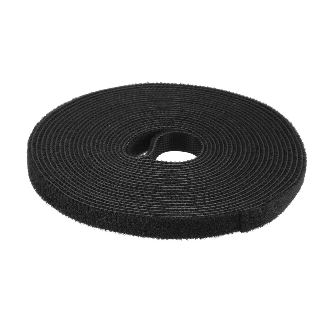 Uxcell 5m 16.4ft Black Reusable Cable Ties Wire Strap Adjustable Cord Fastener