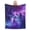 50x40, variant on Cosmic Wolf Spirit Fleece Blanket Gifts, Mystical Galaxy Wolves Design, Soft Wolf Throw, Enchanting Home Decor - Deep Purple and Blue 50x40