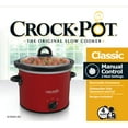 CrockPot 4 Quart Manual Slow Cooker