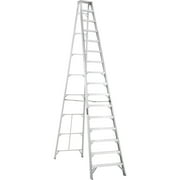 Louisville Ladder 16' Aluminum Step Ladder, 19' Reach, 300 lbs Load Capacity, AS1016