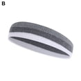 thumbnail image 4 of LJNYFDC Sweatbands Set Sweatbands Set Soft Elastic Wicking Wristbands Breathable Quick Drying Vibrant Color Headband Athletic Bands Set, 4 of 7
