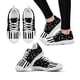 thumbnail image 1 of Zapatos planos casuales para mujer, zapatillas clásicas de malla con cordones y estampado musical de teclado de piano en 3D, calzado para mujer y niña, 1 of 6