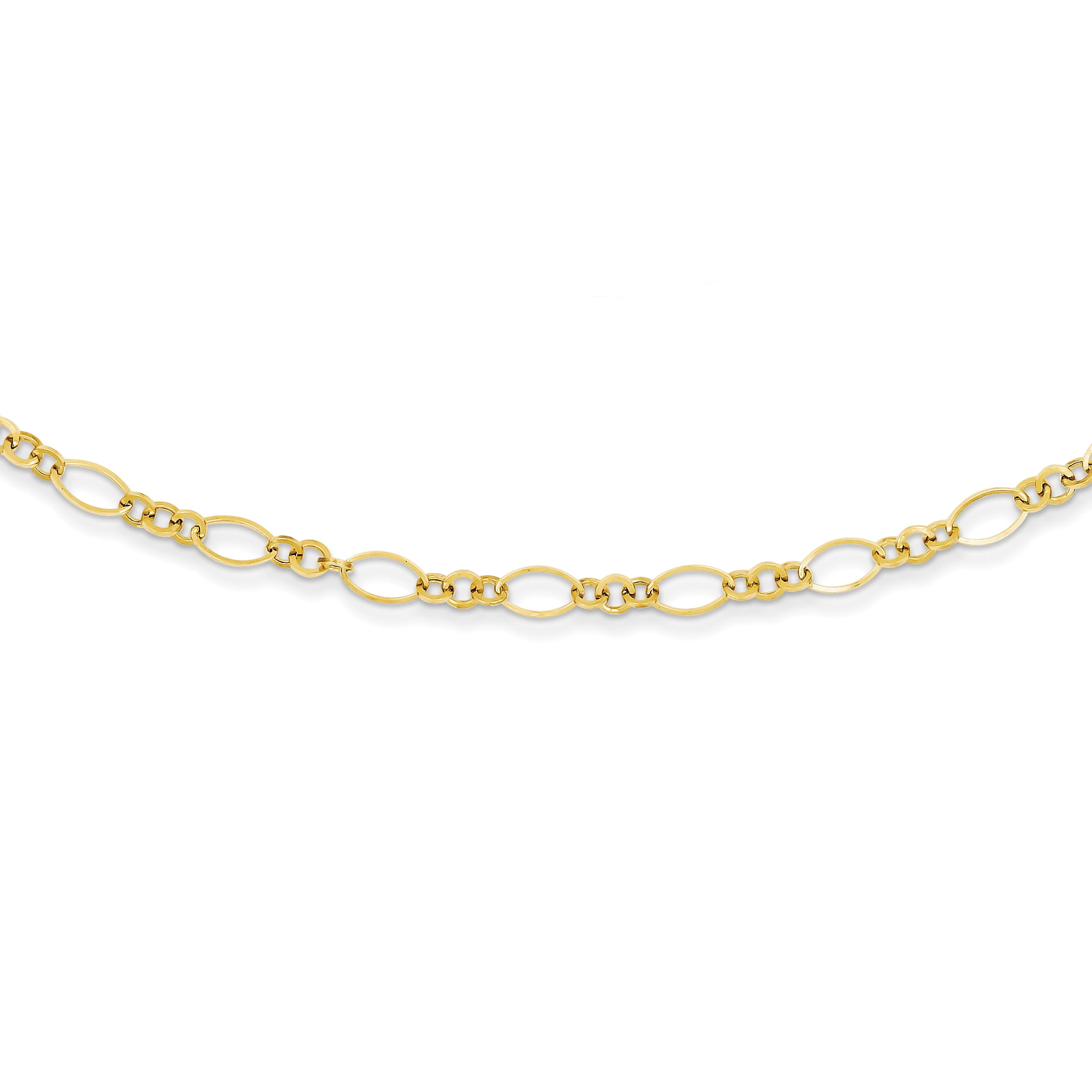 14K Yellow Gold Necklace 18 Inch 