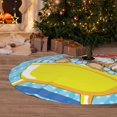 thumbnail image 6 of Yiaed Dog Takes a Bath in the Bathtub Print Christmas Tree Skirt , Tree SkirtsTree Mat for Christmas Winter Holiday Indoor Decorations-36", 6 of 7