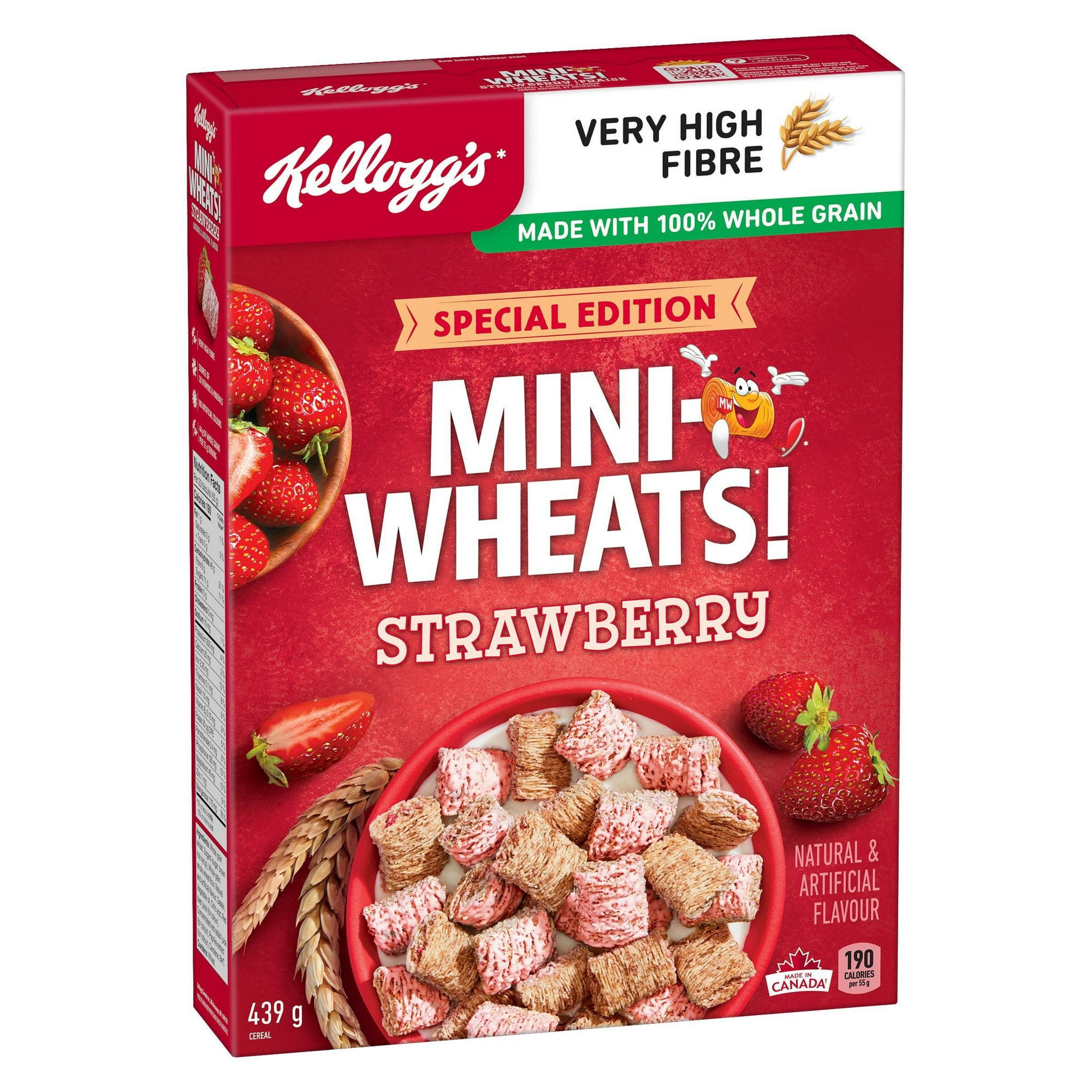 Mini-Wheats* Strawberry Flavour Cereal 439 g
