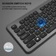 thumbnail image 5 of Inglés USGray/BlackTeclado Inalámbrico Banruo, Teclado Inalámbrico Delgado De 2 esquí esquí Gafas de esquí, 5 of 5