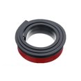 thumbnail image 1 of Universal Black Carbonfiber Fender Flare Car Wheel Eyebrow Rubber Protector Strip Guard Wheel-arch Trim Arch Extender Decoration, 1 of 1