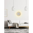 thumbnail image 3 of Lámpara De Pared Acrílica Led De 4.7 / 7.9 Pulgadas Con Luz Natural Neutra Escalera Luz De Pared Montaje En Pared Escalera Luz De Techo Para Decoración Luz De Pared Led Para Sala De Estar Dormitorio B Muyoka Hogar, 3 of 6