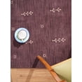 thumbnail image 5 of Rugsotic Carpets Hand Knotted Wool Area Rug 3'x5' Purple Contemporary Rectangle Indoor Rug for Living Room, Bedroom Antimicrobial L00501, 5 of 6