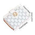 thumbnail image 3 of Decoration Printed Letter Bifold Wallet Compact Short Wallet With Multiple Card Slots For Outdoor Trave, 3 of 6