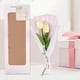thumbnail image 1 of Ramo de tulipanes artificiales perfecl decoración floral crema, 1 of 8