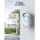 thumbnail image 3 of Wireless Doorbell, Battery Powered Doorbell with RGB Light, IP66 Waterproof USB Mini Kit Plug inBlack, 3 of 5
