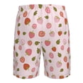thumbnail image 6 of Kdxio Hand Drawn Strawberry Pattern Mens Casual Shorts - Drawstring Summer Beach Sports Shorts for Men, 6 of 9