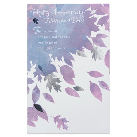 American Greetings Love and Support Anniversary Card for Parents with Foil