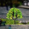thumbnail image 4 of 20 piezas Mini árbol modelo de paisaje Baoblaze decoración de arquitectura verde árbol micro paisaje, 4 of 7
