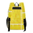 thumbnail image 2 of Iauyy Clear Backpack Heavy Duty PVC Transparent Backpack for College Workplace, Bright Yellow, 2 of 8
