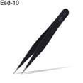 thumbnail image 3 of HEVIRGO 1 Pc ESD Safe Stainless Steel Anti-Static Tweezers Maintenance Repair Tool, 3 of 8