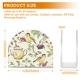 thumbnail image 4 of Yayeee Napkin Holder for Table Kitchen Paper Tissue Organization, Purple Birds Teapots, 4 of 8