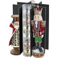 thumbnail image 6 of Nutcracker and Figurine Collectible Storage Box - Stores Up to 9-16-inch Tall Nutcrackers, Ornaments, and More - Holiday Decor Protective Organizer Container with Adjustable Dividers, 6 of 7