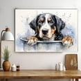 thumbnail image 3 of Greater Swiss Mountain Dog Canvas Bathroom Décor - Unique Bath Wall Decor - Modern Canvas Bathroom Wall Art - Room Decor - Bathroom Decorations - Restroom Sign - Wall decor living room, 3 of 4