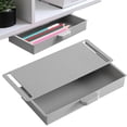 thumbnail image 2 of Under Desk Drawer Adhesive Storage Box, Hidden Plastic Slide Out Organizer for Office Desk, Small Drawer for Pens Jewelry Makeup Kitchen Supplies, 2 of 5
