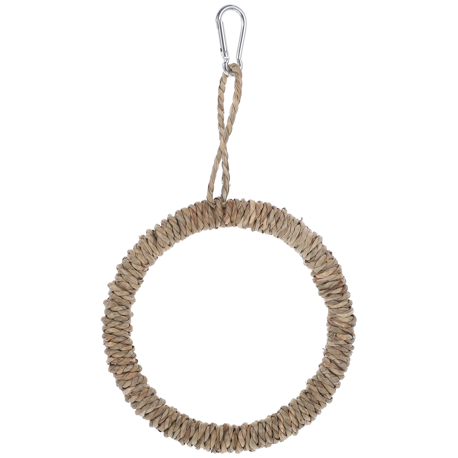 LABSERRON 1Set Khaki Climbing Bird Swing for Parrot Cage Bird Ring Swing and Woven Hammock