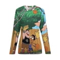 thumbnail image 6 of Phineas And Ferb Women’s Pajama Top 3D Digital Print Sleepwear Trendy Crewneck Pullovers Long Sleeve Shirts 3XL, 6 of 8