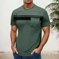 thumbnail image 2 of Men's Casual Crew Neck Tee Featuring Pocket for Comfort and Style for Everyday Wear and Summer Outings, 2 of 7