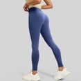 thumbnail image 5 of 2026 Yoga Pants Women High Waisted Tummy Control Running Workout Yoga Leggings Lightweight Stretchy Pants Blue XL, 5 of 6
