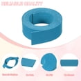 thumbnail image 3 of Uxcell Flat Suede Leather Lace, Faux Leather Strap Leather String Cord DIY Supplies Blue, 3 of 7