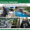 thumbnail image 5 of LONGRUN 23.6" Acrylic Waterfall Spillway, APP Controlled Multi-Color LED Light, Decorative Fountain for Pool, Koi Pond, Garden & Patio, 5 of 8