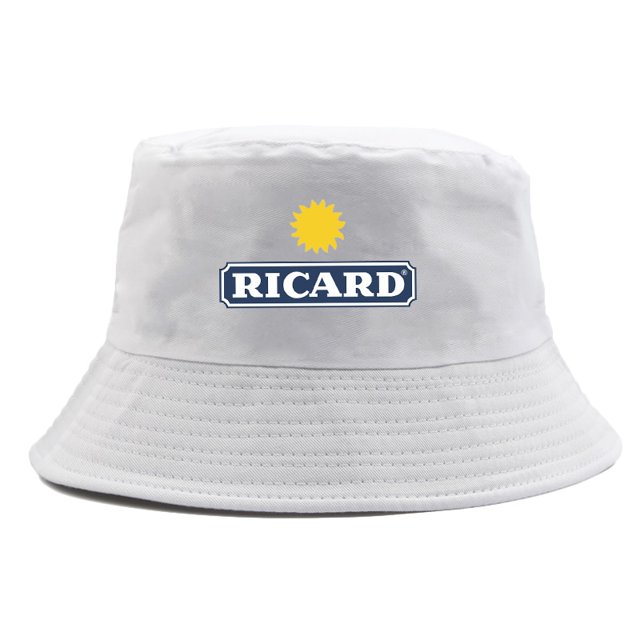 RICARD Bob Reversible Yellow Bucket Hats Men Women Unisexe Cotton Sky Blue Fisherman Caps Chapeau Sun HatM 55-57cm Gao Jinjia LED