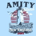 thumbnail image 2 of Men's Jaws Amity Island Tourist Lighthouse  Graphic T-Shirt, 2 of 4