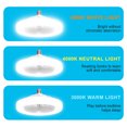 thumbnail image 4 of DPTALR Ceiling Fan With Lights Enclosed Low Fan Light Ceiling Light With Fan Hidden Fan Delier With Remote Control, 4 of 8