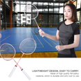 thumbnail image 4 of Bádminton De Ferroaleación Duradera De Dibujos Animados Para La Práctica De Entrenamiento De Niños (Rosa) Eigraketly OD003759-00, 4 of 7