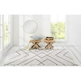 thumbnail image 2 of Momeni Monaco Polyester Contemporary Indoor Area Rug, Ivory, 33" X 5, 2 of 6