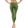 thumbnail image 4 of WULMLEO Ruched Ankle Leggings for Women High Waisted Stretchy Yoga Pants for Workout Lounge Everyday Outfits Light Green 2XL, 4 of 4