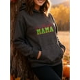thumbnail image 4 of Playful Turkey Thanksgiving Hoodie for Men Women, Funny Turkey Graphic Pullover Hooded Sweatshirt, Cozy Cotton Poly Blend, Holiday Fall Outfit, 4 of 5