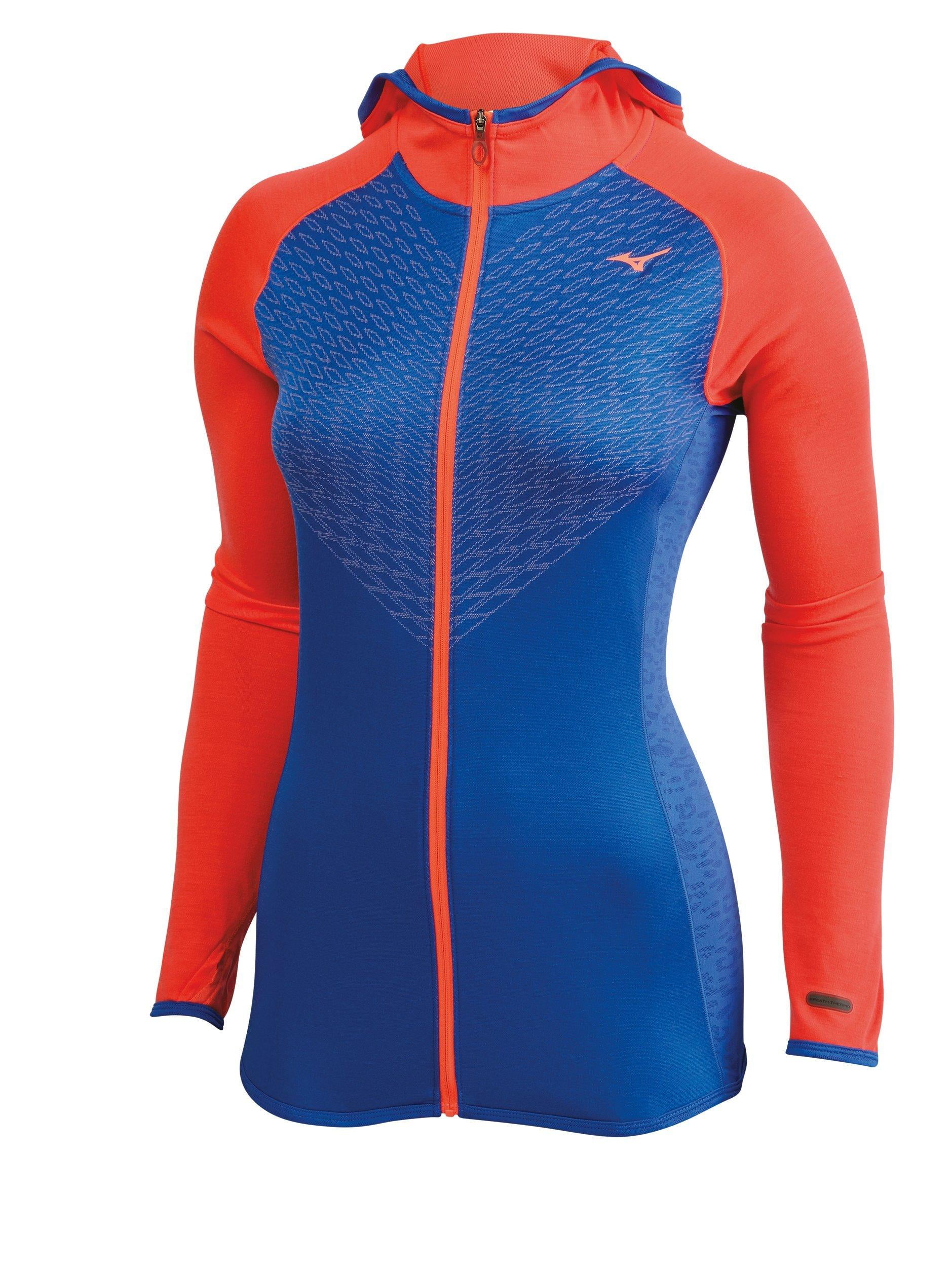 Mizuno Mizuno Womens Running Apparel Women's Breath Thermo Double Knit FullZip Hoody