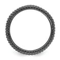 thumbnail image 2 of Sterling Silver Stackable Expressions Polished Black-plated Wave Ring - Size 7, 2 of 3
